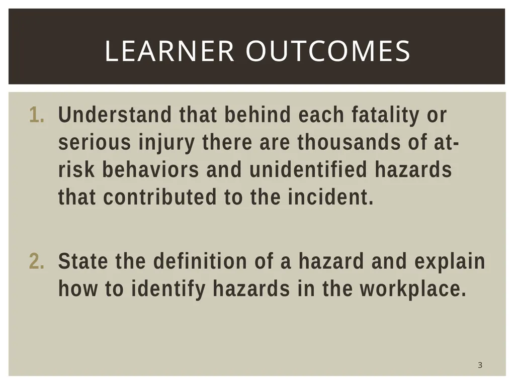 1 Hazard identification and Risk assessment Upon - slide 3 of 52