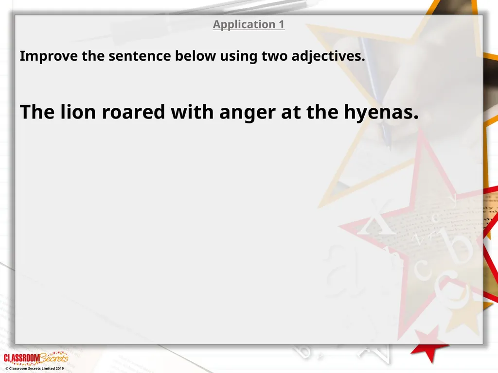 Year 5 – Spring Block 2 – Expanded Noun Phrases - slide 10 of 16