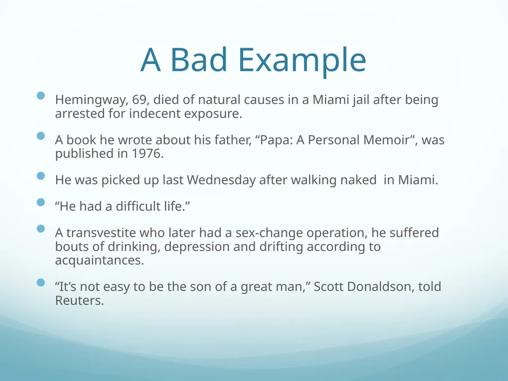 Topic-Orientation & Information Ordering Ling573 - slide 36 of 68