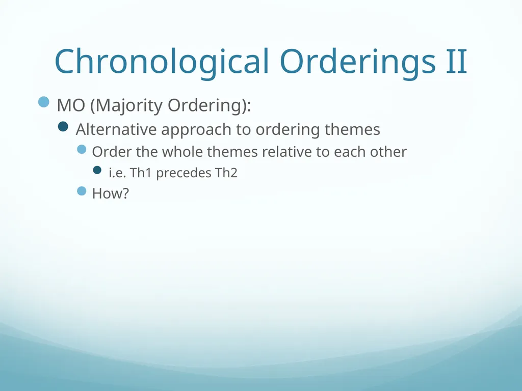 Topic-Orientation & Information Ordering Ling573 - slide 53 of 68