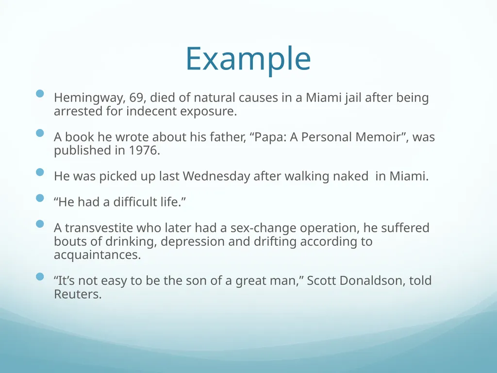 Topic-Orientation & Information Ordering Ling573 - slide 35 of 68