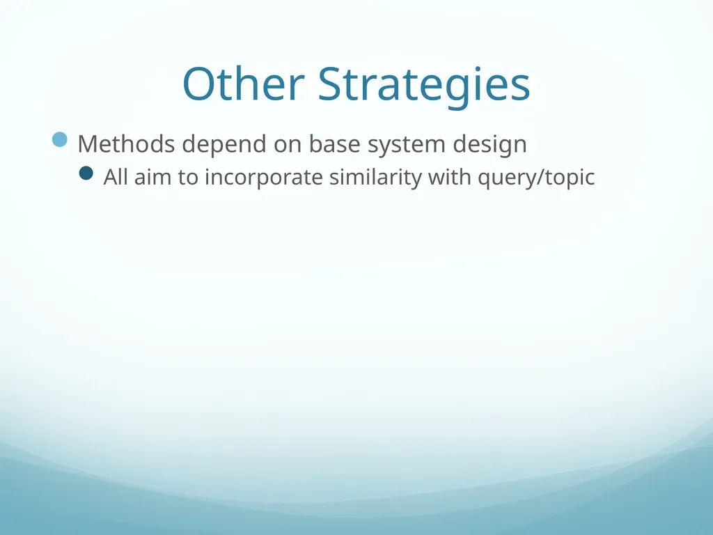 Topic-Orientation & Information Ordering Ling573 - slide 13 of 68