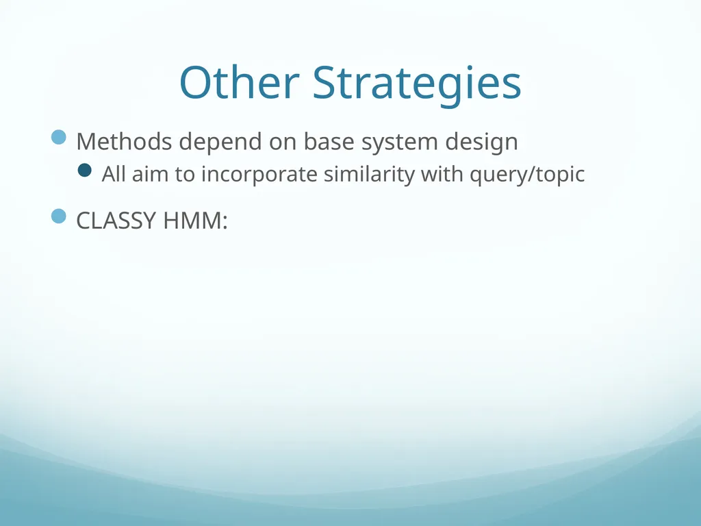 Topic-Orientation & Information Ordering Ling573 - slide 14 of 68