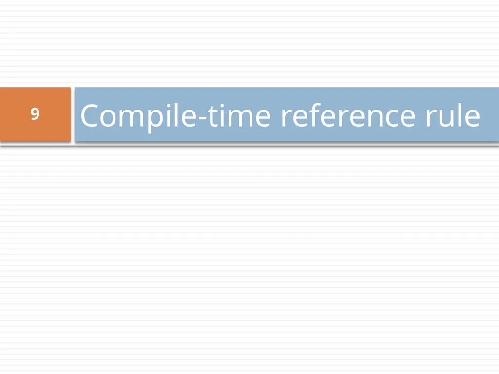 CS/ENGRD 2110 Spring 2019 Lecture 6: Consequence - slide 9 of 28