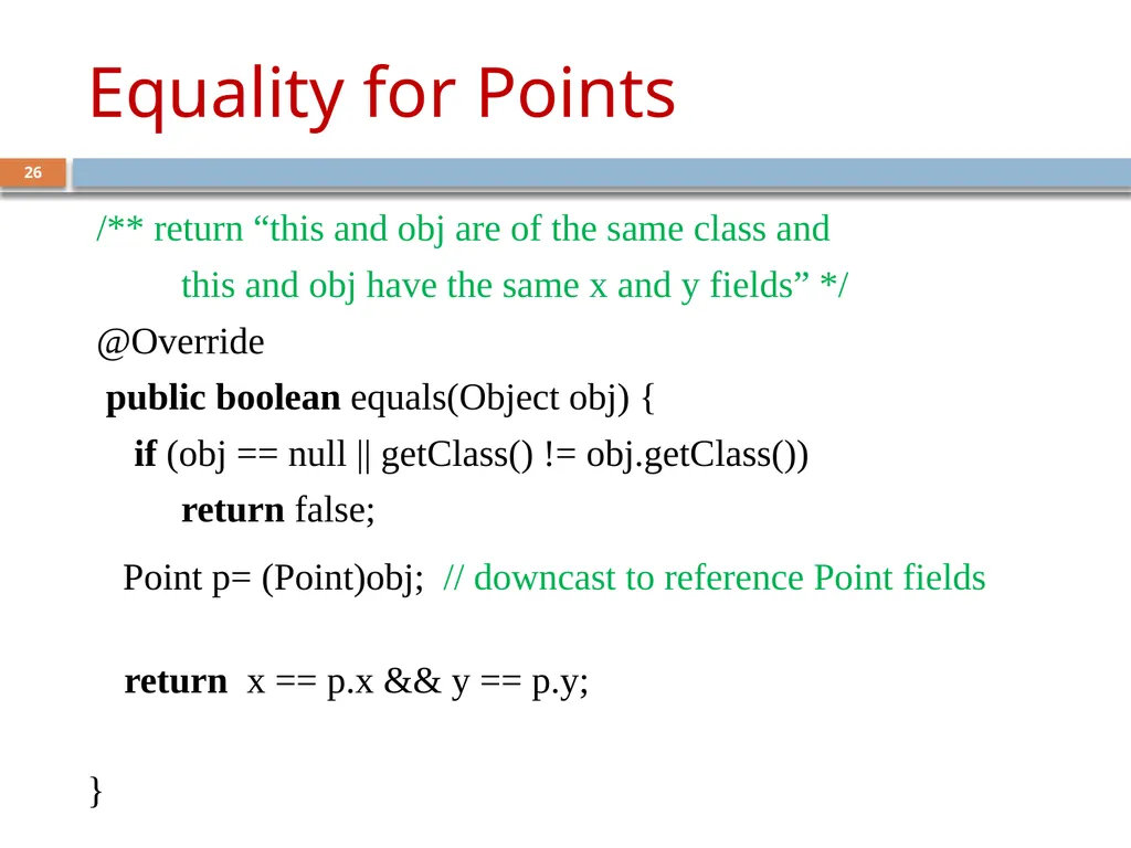 CS/ENGRD 2110 Spring 2019 Lecture 6: Consequence - slide 26 of 28