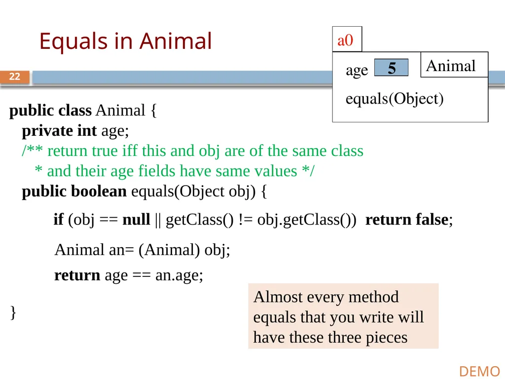 CS/ENGRD 2110 Spring 2019 Lecture 6: Consequence - slide 22 of 28