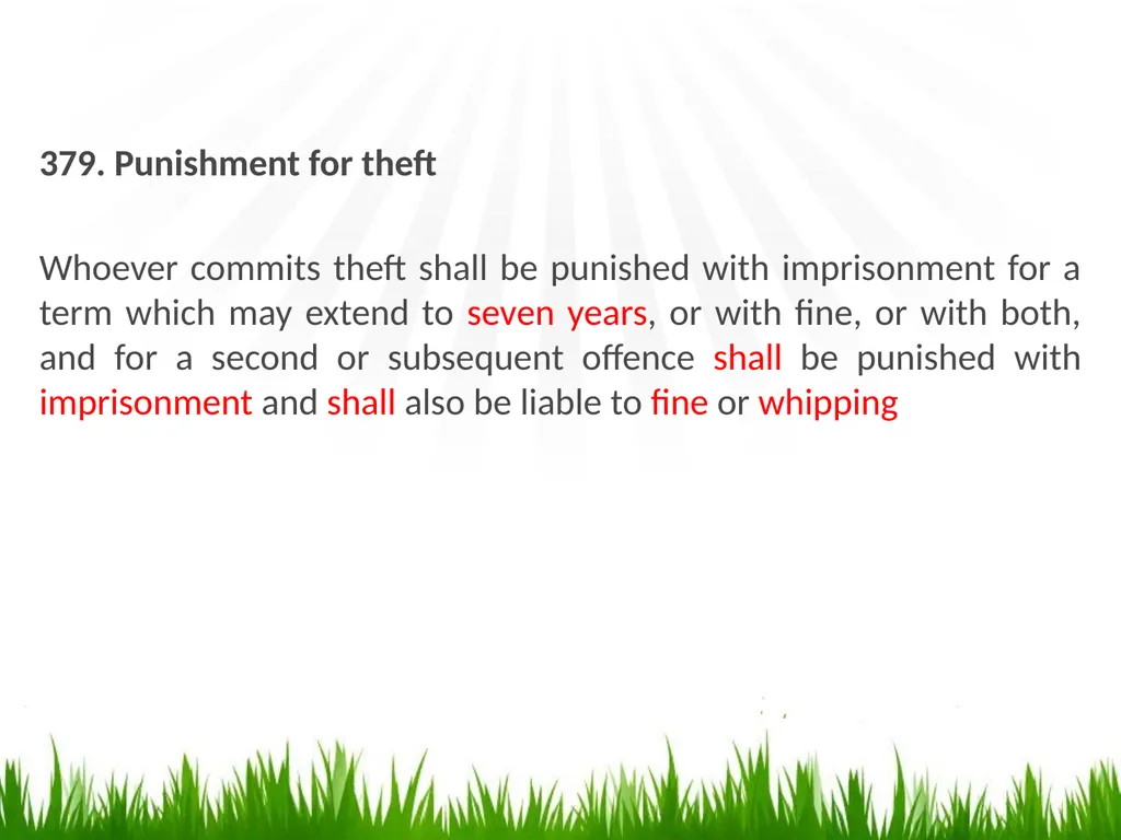 OFFENCES AGAINST PROPERTY PENAL CODE (ACT 574) - slide 2 of 8