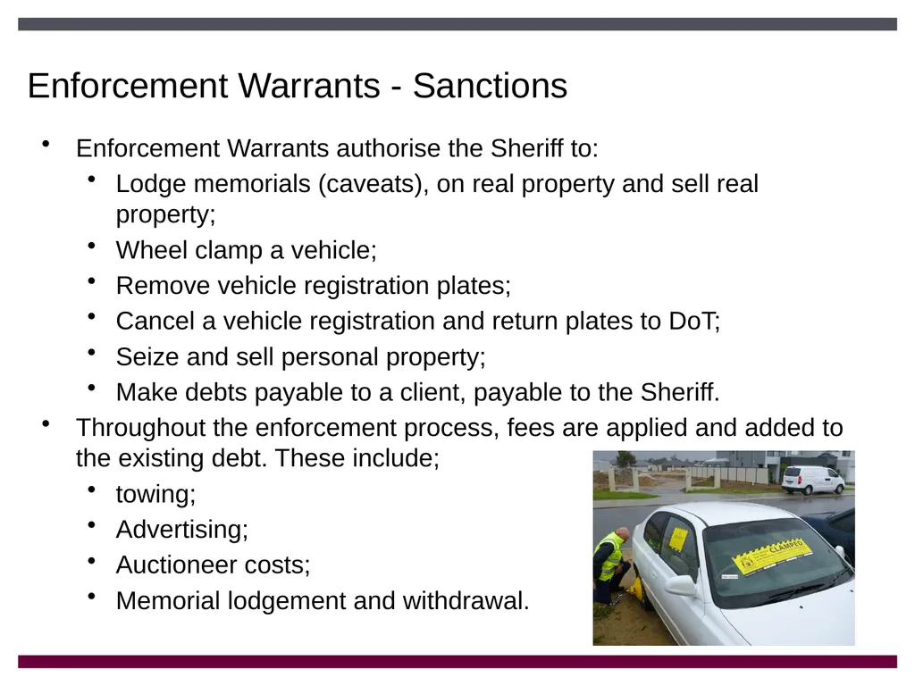 Fines Enforcement Registry Introduction The Fines - slide 14 of 19