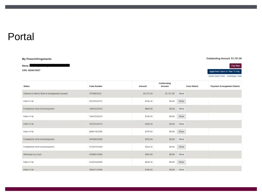 Fines Enforcement Registry Introduction The Fines - slide 17 of 19