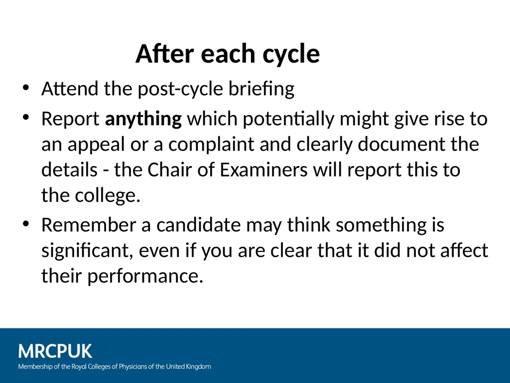 Membership of the Royal Colleges of Physicians of - slide 33 of 39