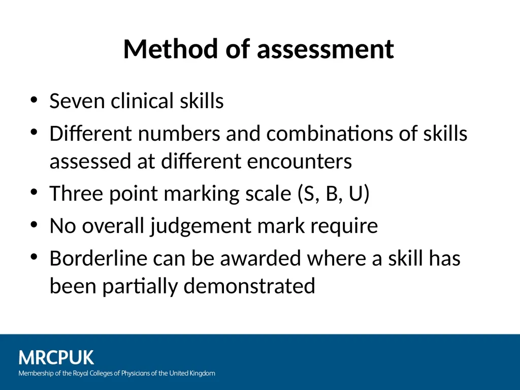 Membership of the Royal Colleges of Physicians of - slide 10 of 39
