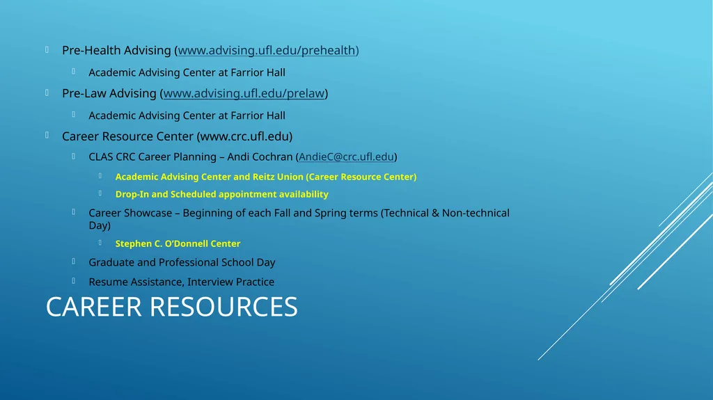 Student Resources Robert Kwong, M.S. Academic - slide 8 of 9