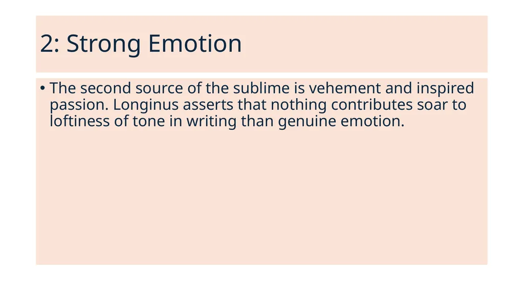 Longinus ,1st Century AD On the Sublime, that was - slide 6 of 7