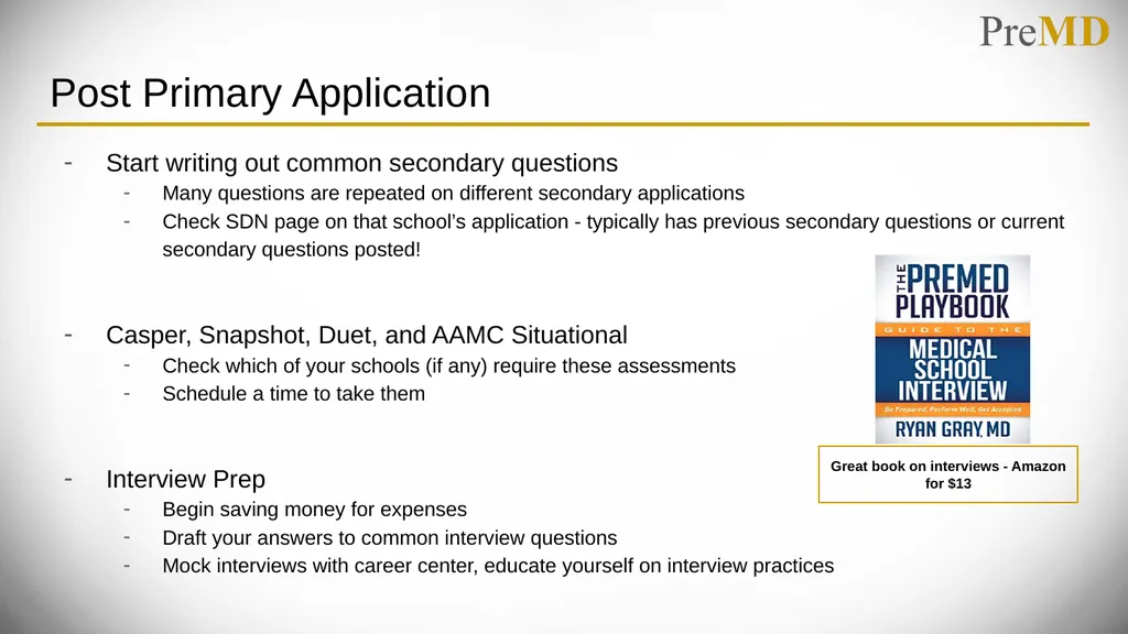 Overview of the Application Process PreMD Please - slide 18 of 24