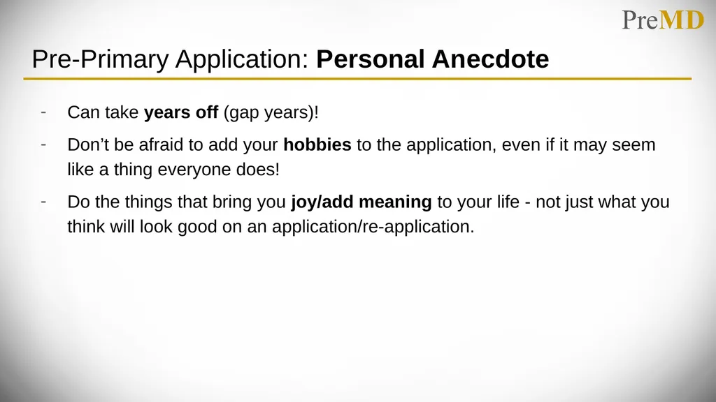Overview of the Application Process PreMD Please - slide 7 of 24