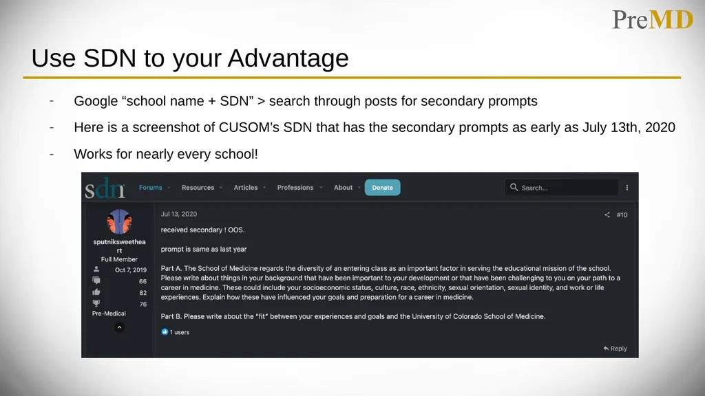 Overview of the Application Process PreMD Please - slide 19 of 24