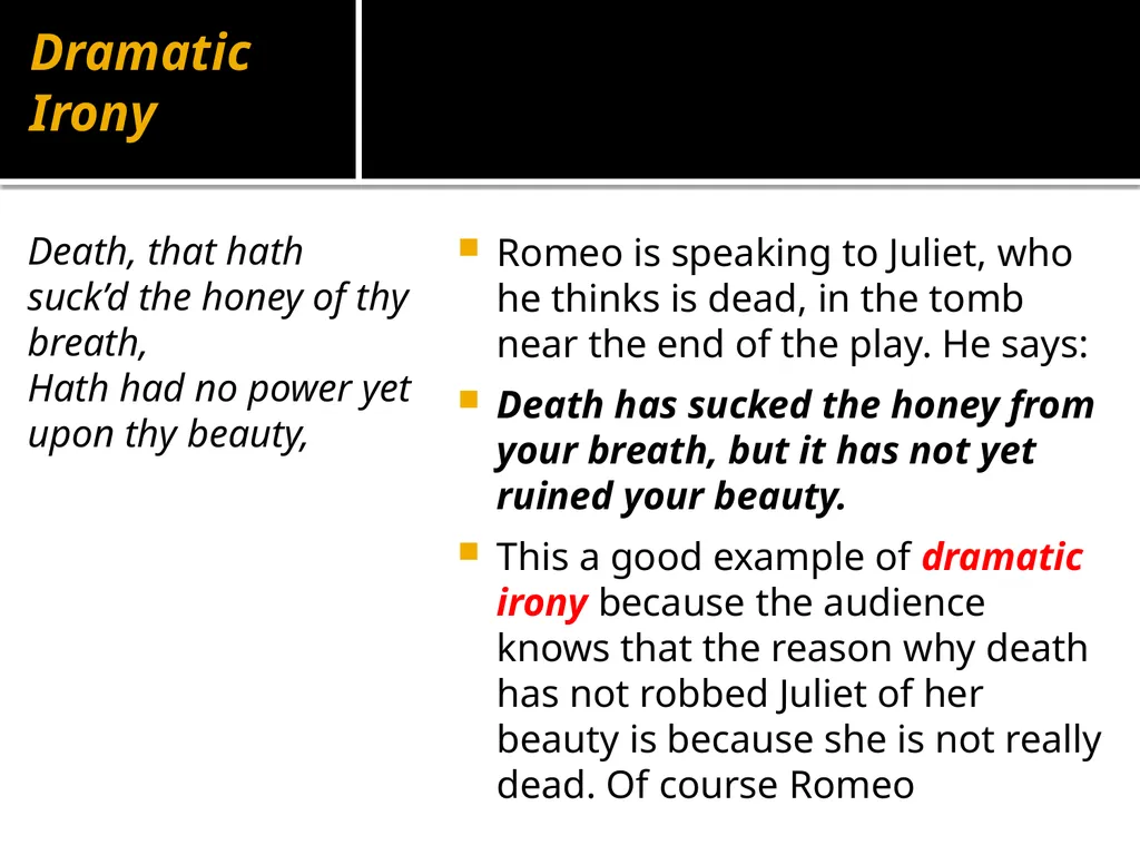 Romeo and Juliet Quotation Analysis: On your Final - slide 36 of 53