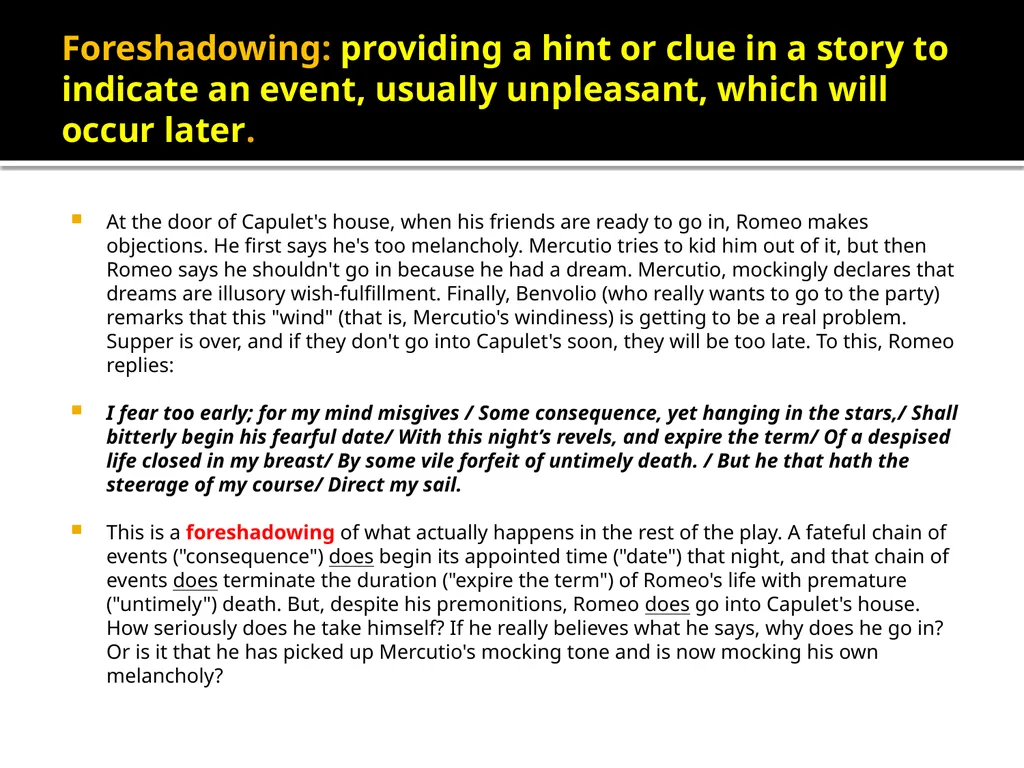Romeo and Juliet Quotation Analysis: On your Final - slide 34 of 53
