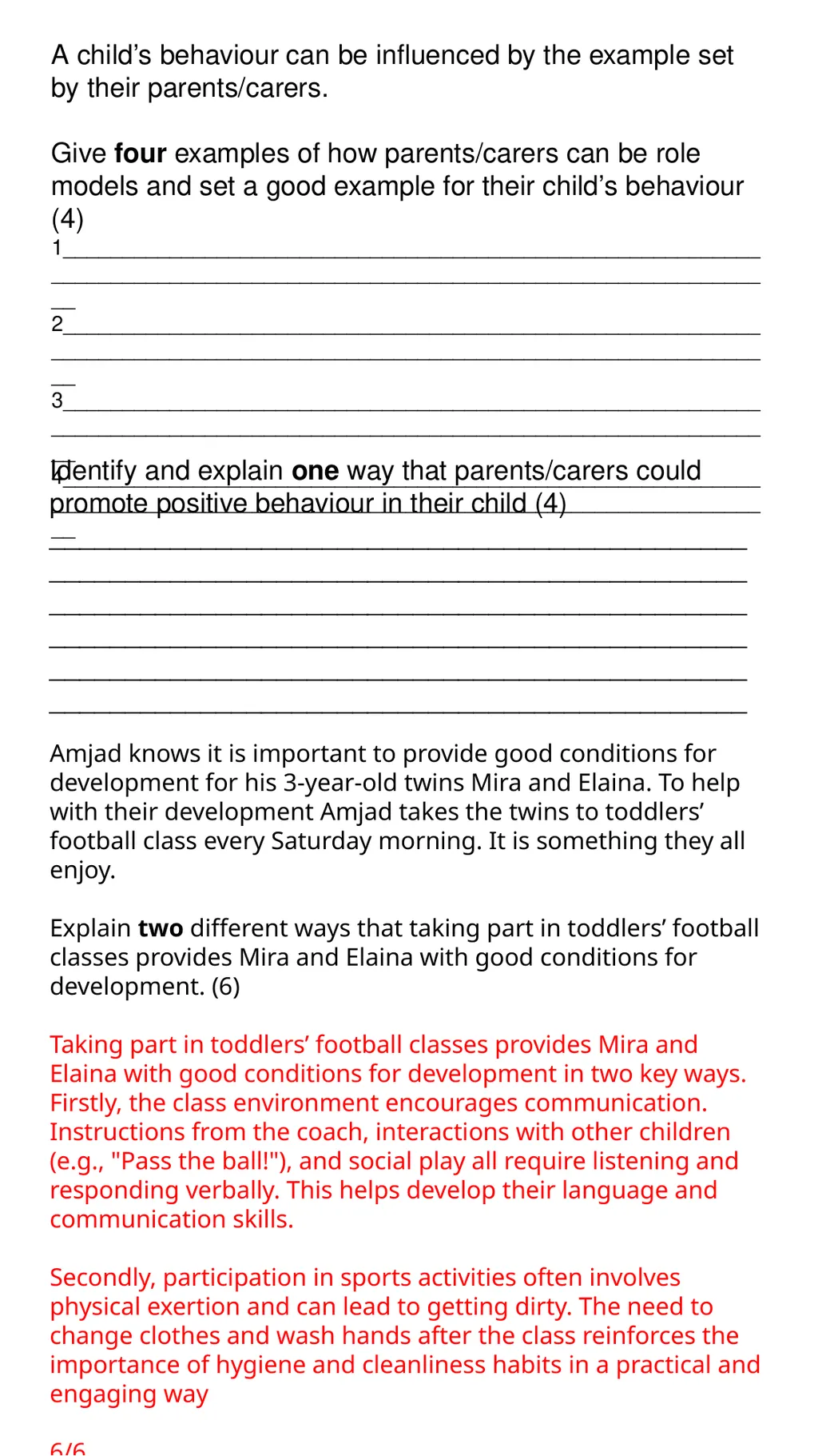 Child Development Revision Guide CNAT OCR TA3 - slide 33 of 45