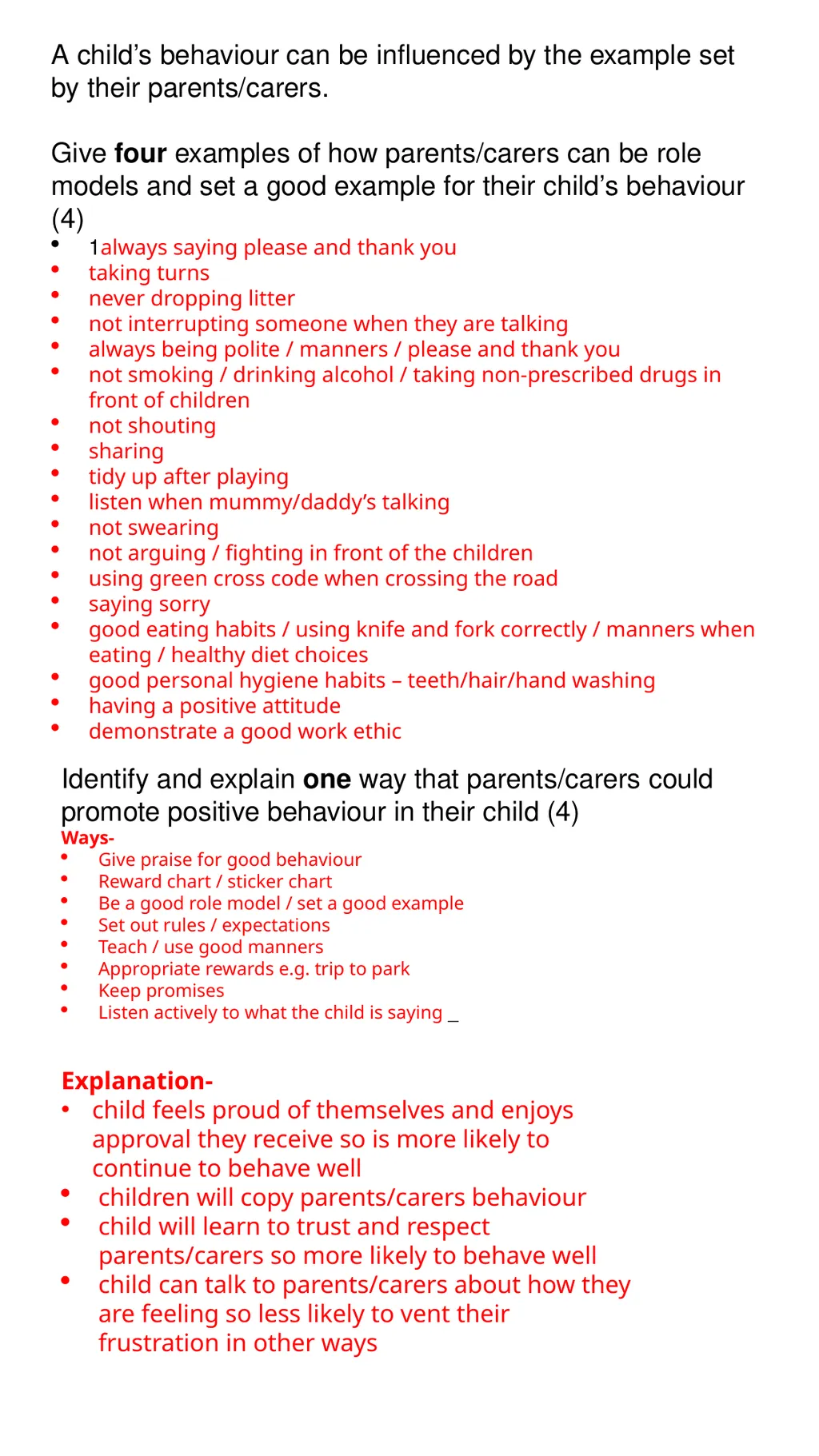 Child Development Revision Guide CNAT OCR TA3 - slide 45 of 45