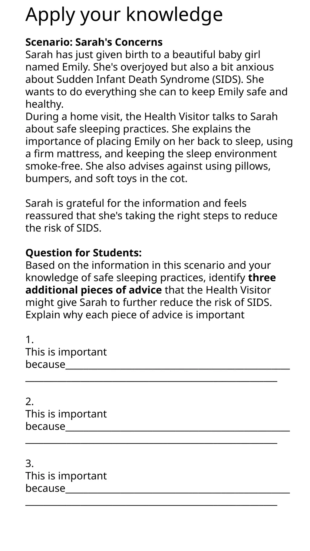 Child Development Revision Guide CNAT OCR TA3 - slide 17 of 45