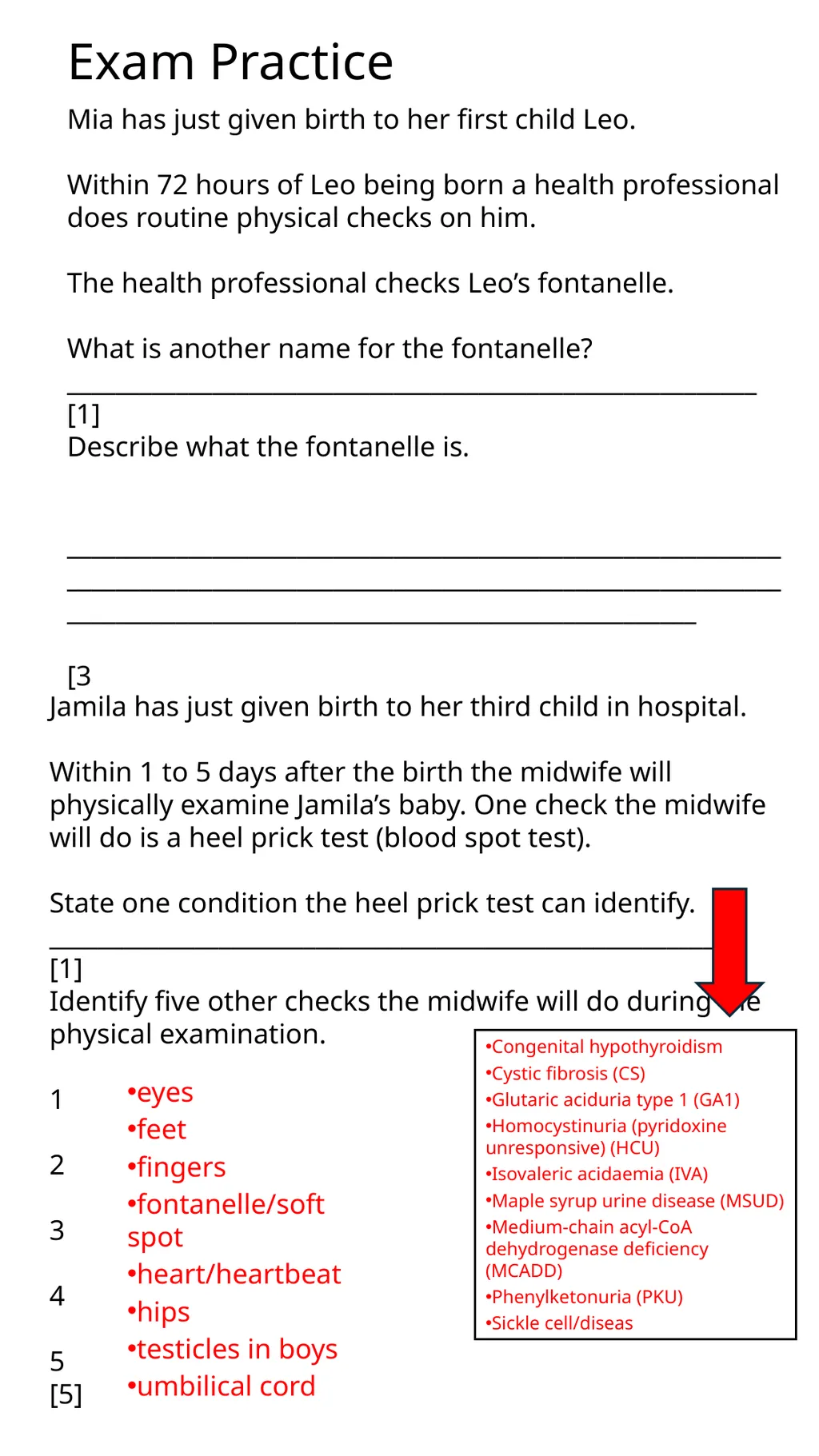 Child Development Revision Guide CNAT OCR TA3 - slide 40 of 45