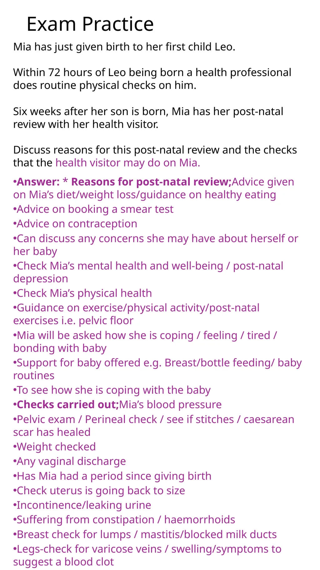 Child Development Revision Guide CNAT OCR TA3 - slide 42 of 45