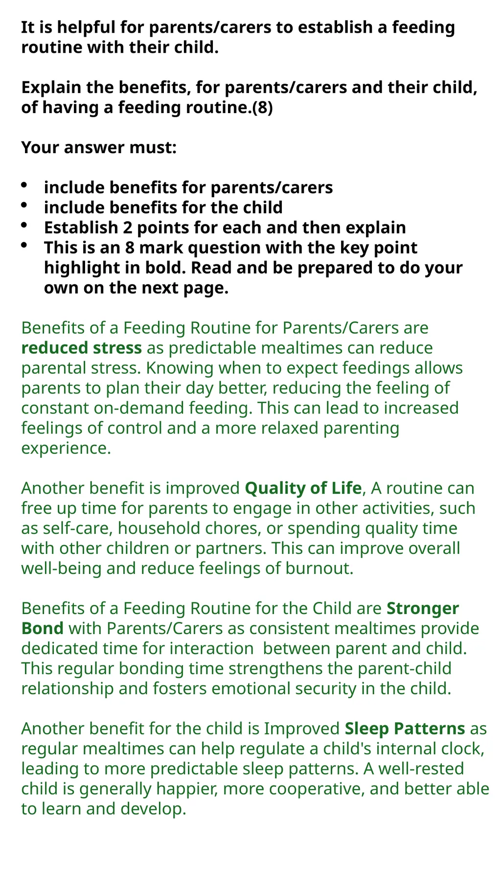 Child Development Revision Guide CNAT OCR TA3 - slide 30 of 45