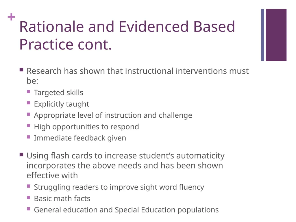 Intervention in a Flash Presented By: Karen Brown - slide 4 of 23