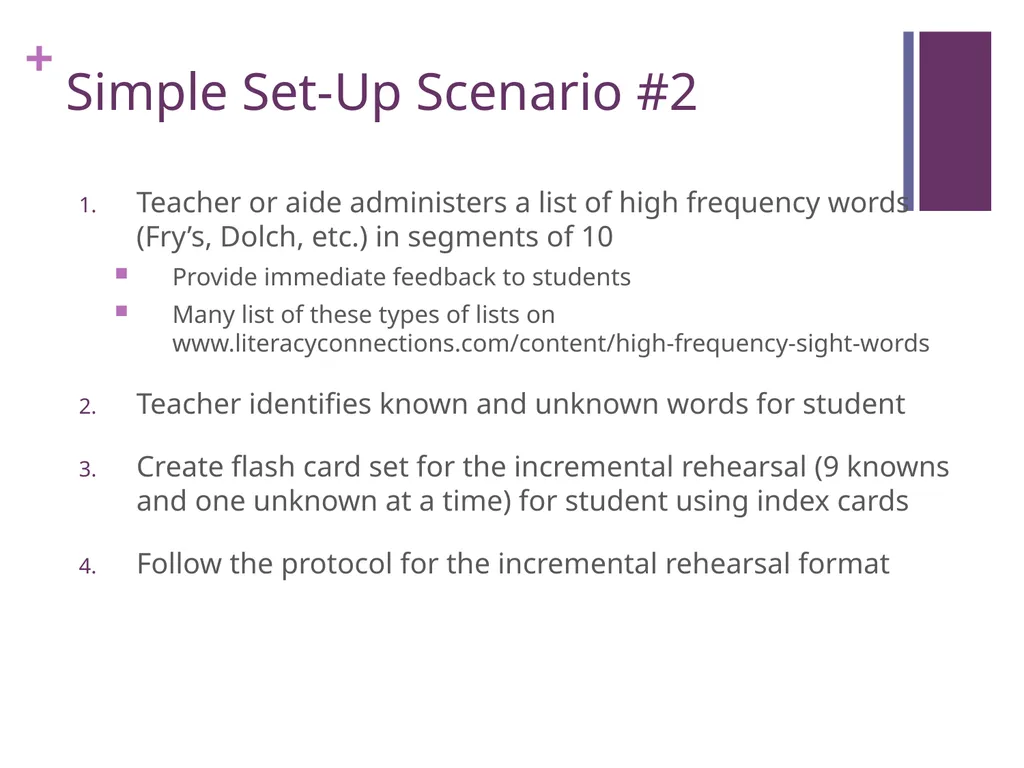 Intervention in a Flash Presented By: Karen Brown - slide 18 of 23
