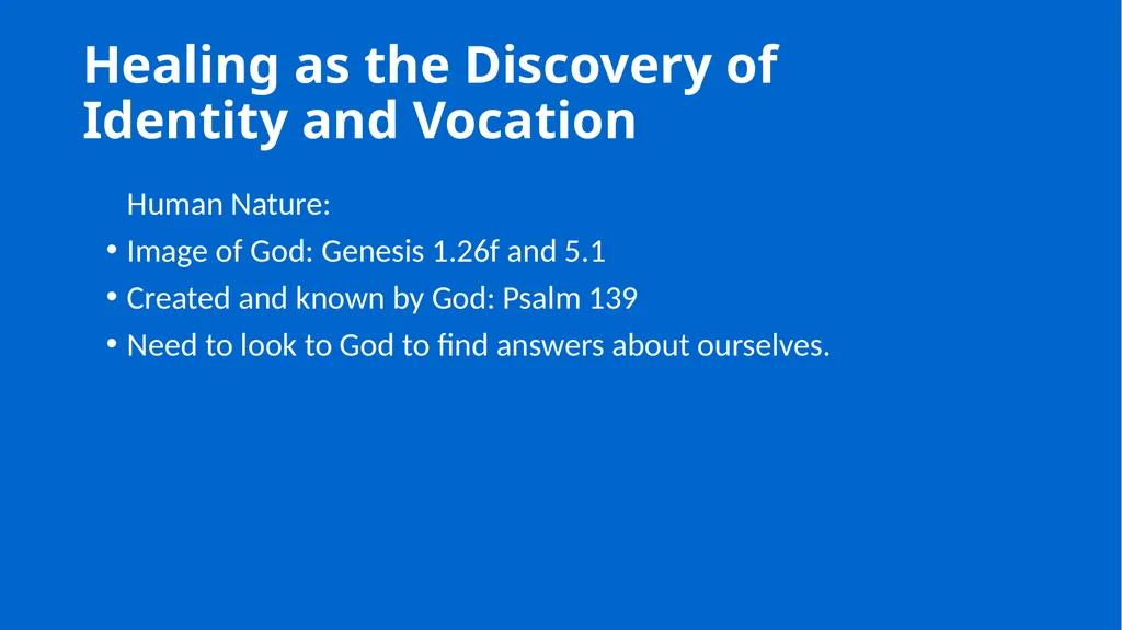 Growing in Wholeness A Practical Course to - slide 13 of 193