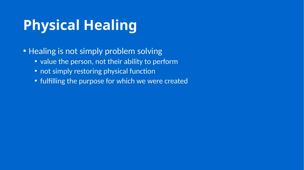 Growing in Wholeness A Practical Course to - slide 100 of 193