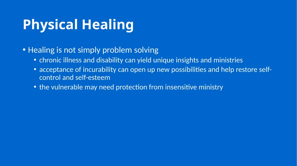 Growing in Wholeness A Practical Course to - slide 101 of 193