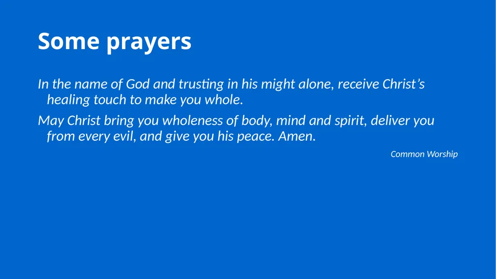 Growing in Wholeness A Practical Course to - slide 164 of 193