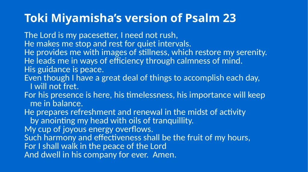 Growing in Wholeness A Practical Course to - slide 190 of 193