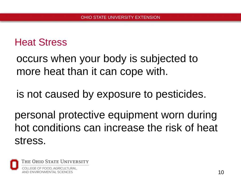 Ohio Pesticide Applicator Training Unit 6 Harmful - slide 10 of 12