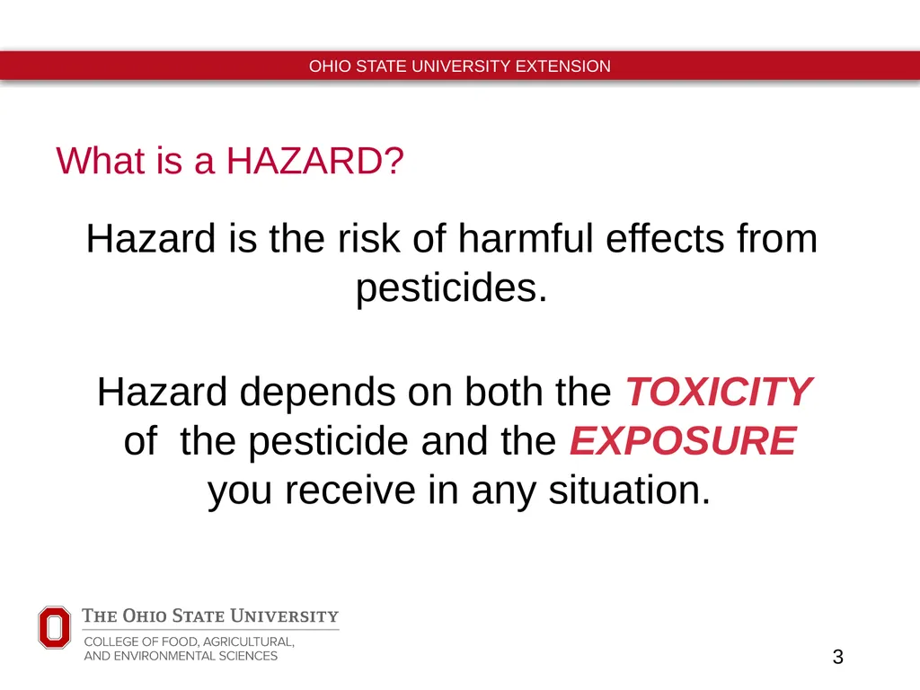 Ohio Pesticide Applicator Training Unit 6 Harmful - slide 3 of 12