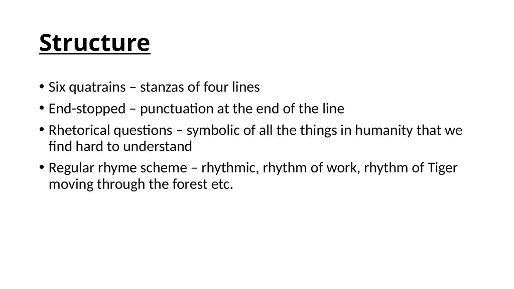 How does Blake present power in the poem ‘The - slide 13 of 14