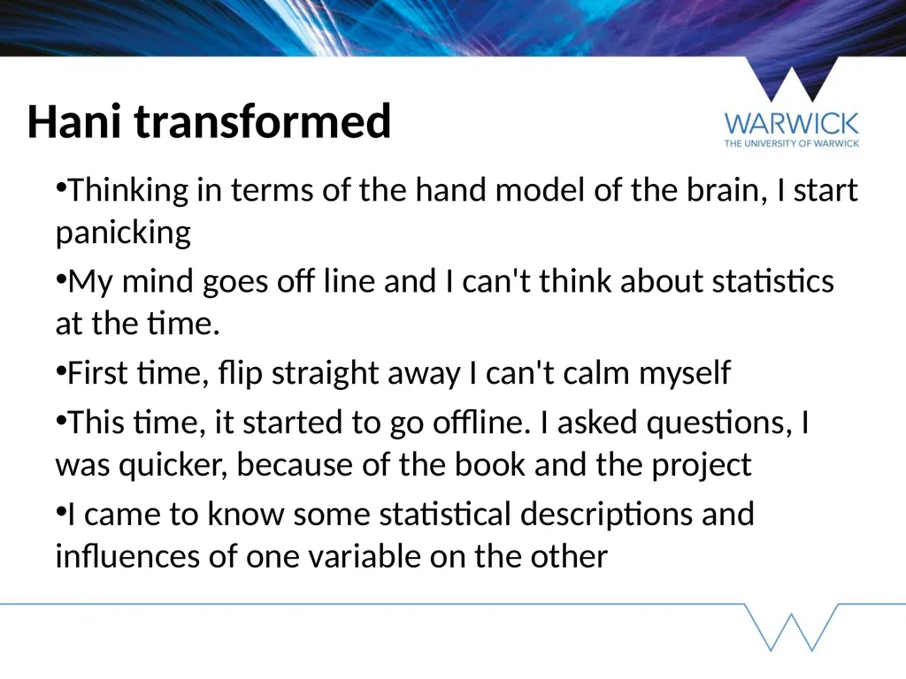 Working to develop Mathematical Resilience in - slide 16 of 24