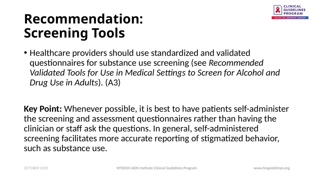 Substance Use Screening and Risk Assessment in - slide 11 of 22