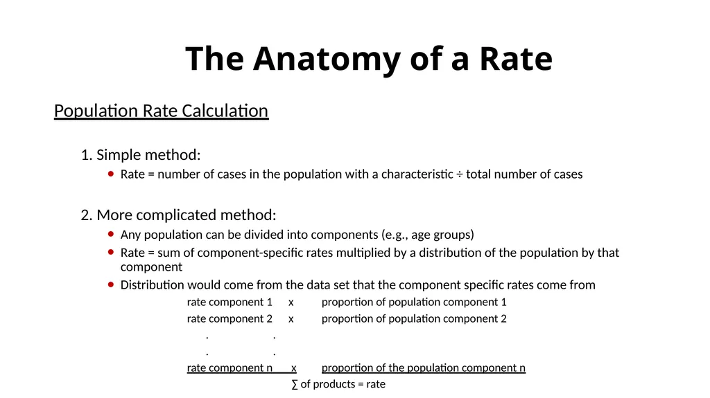 To Age-Adjust or Not To Age-Adjust? Objectives WG - slide 3 of 22
