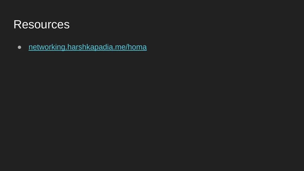 Homa Data Center Transport Protocol Harsh Kapadia - slide 31 of 32