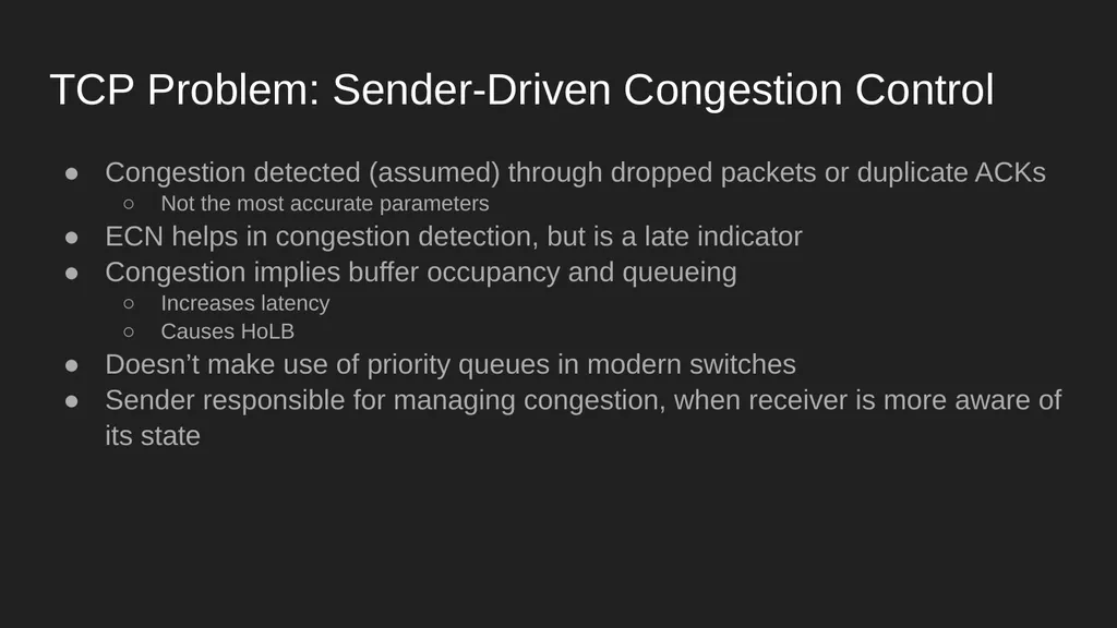 Homa Data Center Transport Protocol Harsh Kapadia - slide 10 of 32