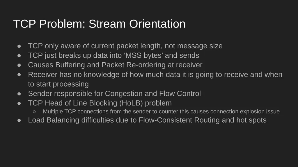 Homa Data Center Transport Protocol Harsh Kapadia - slide 7 of 32