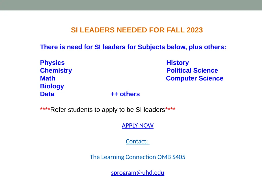 KEY FACTS ABOUT: SUPPLEMENTAL INSTRUCTION What is - slide 14 of 15
