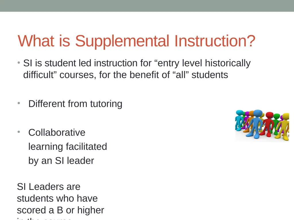 KEY FACTS ABOUT: SUPPLEMENTAL INSTRUCTION What is - slide 2 of 15