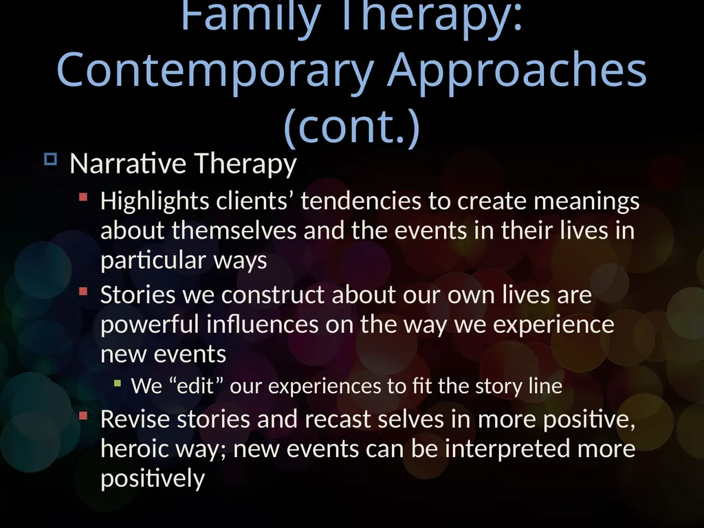 Chapter 16 Group and Family Therapy Group and - slide 26 of 29