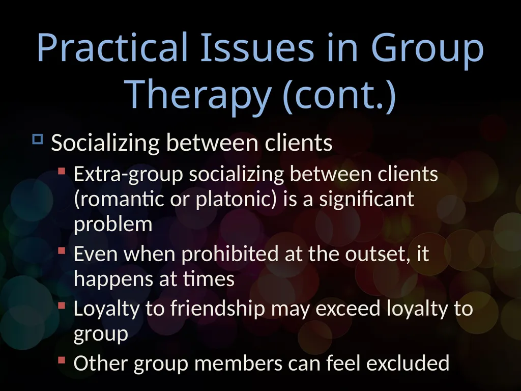 Chapter 16 Group and Family Therapy Group and - slide 12 of 29