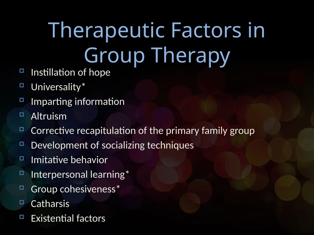 Chapter 16 Group and Family Therapy Group and - slide 4 of 29