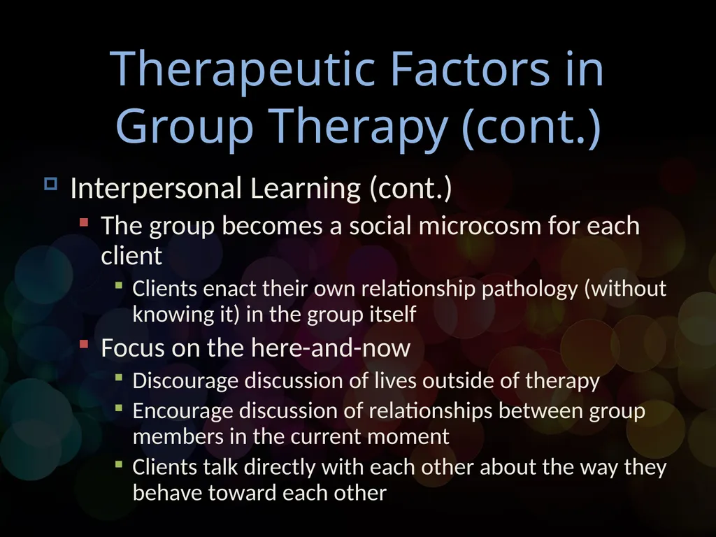 Chapter 16 Group and Family Therapy Group and - slide 7 of 29